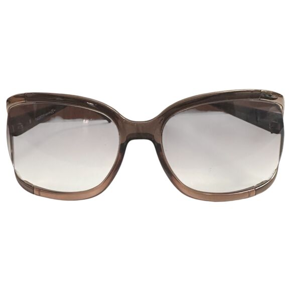Valentino Transparent Brown Rose Gold Square Sunglasses G2OLY – FLAWED LENSES main image 5